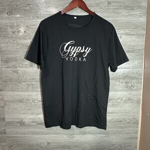 Gypsy Vodka Shirt Size XL Let Love Conquer Graphic Tee Short Sleeve